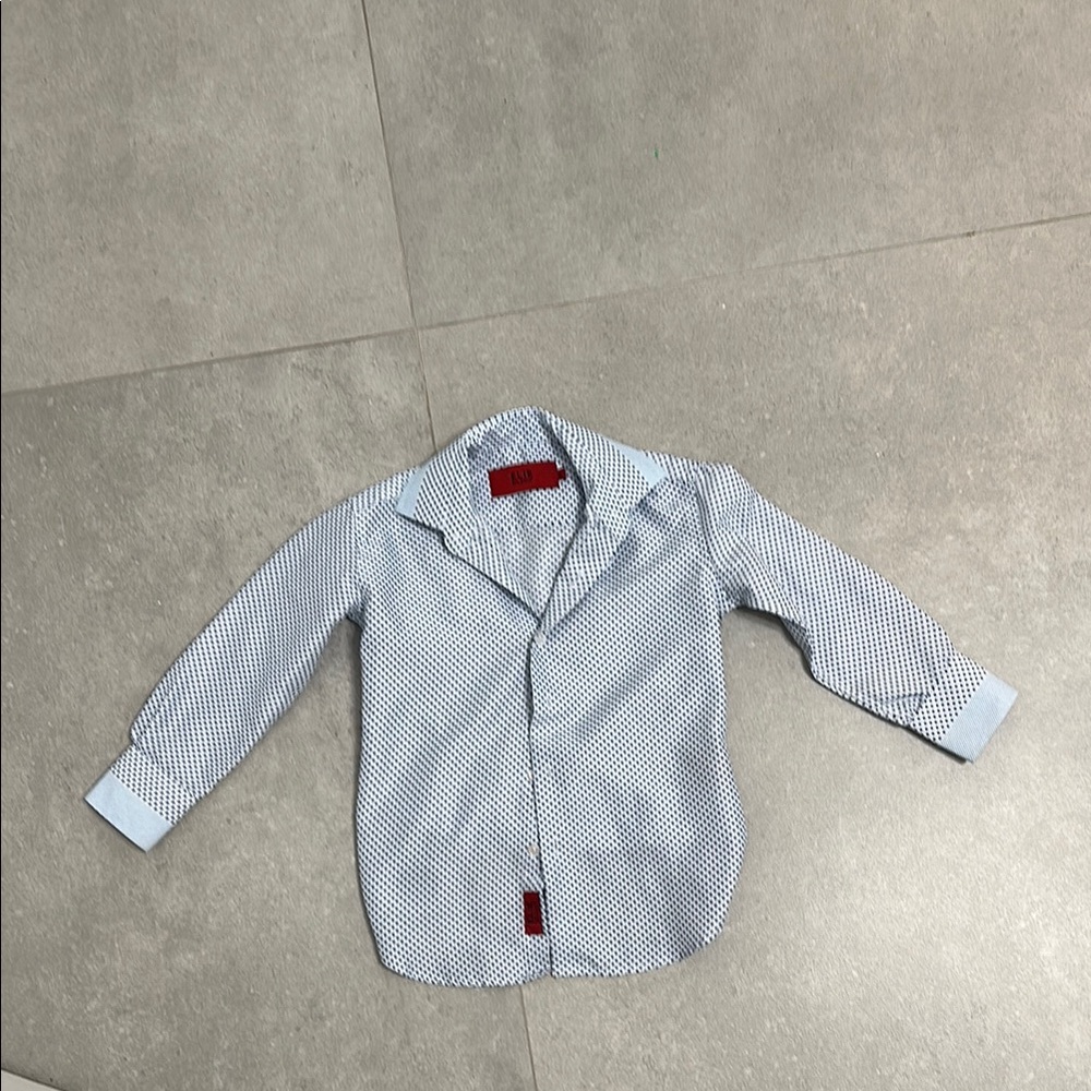 Ellie Blue Button Down Shirt Classic Style